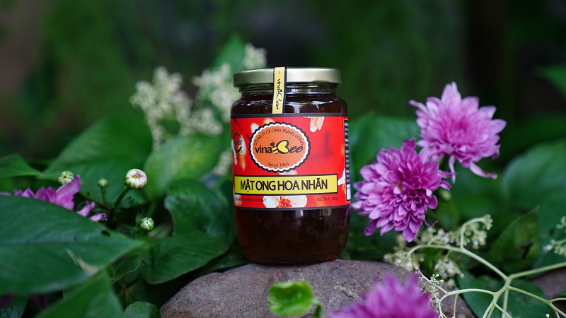Mật ong hoa nhãn 500g nguyên chất VinaBee Mật ong hoa nhãn 500g nguyên chất VinaBee
